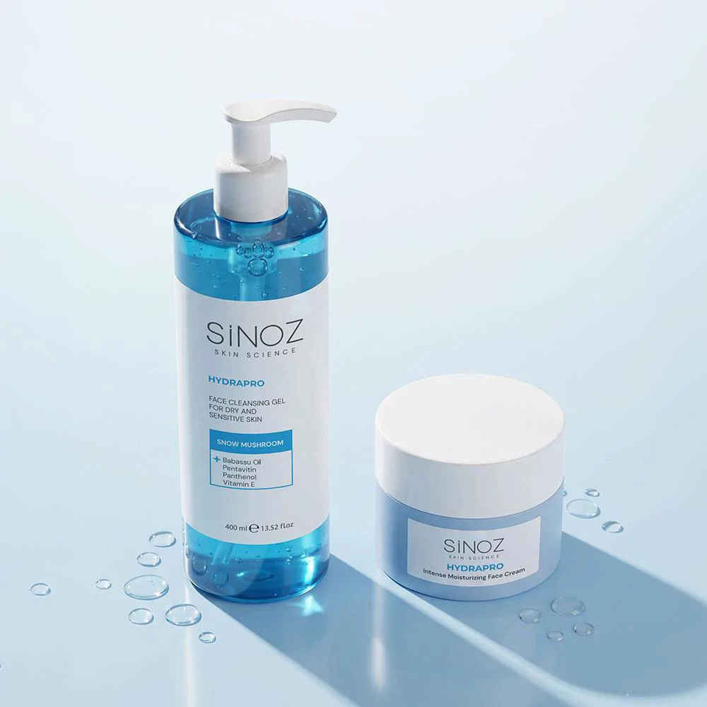 Sinoz Hydrapro Temizleyici ve Nemlendirici 2’li Bakım Seti
