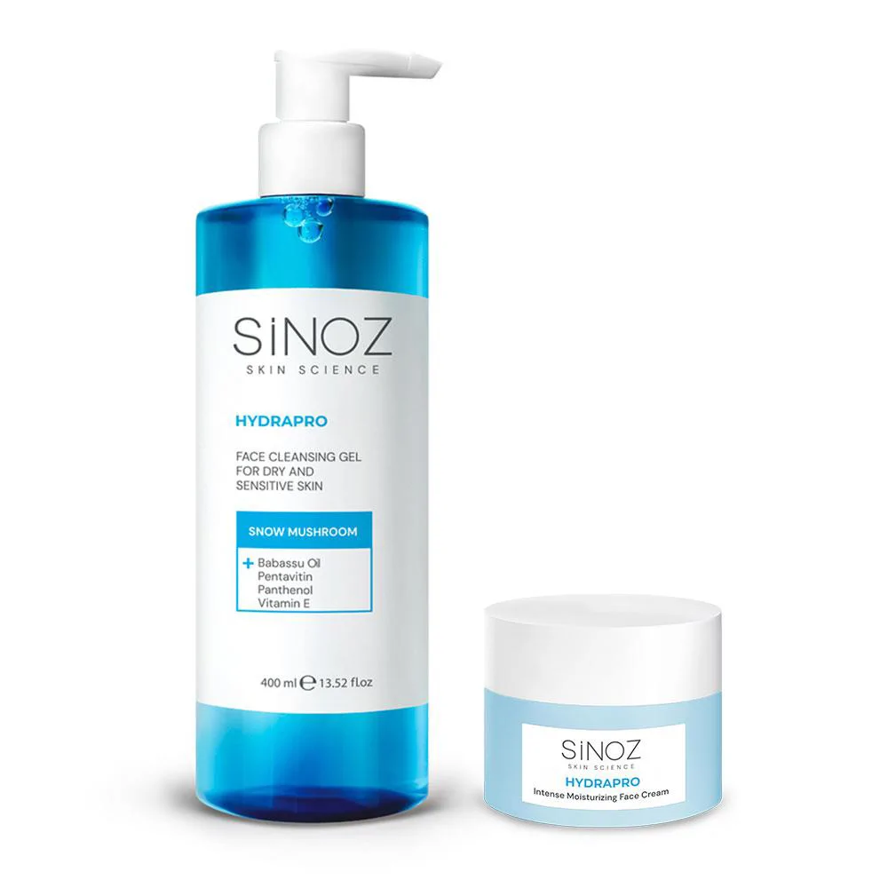 Sinoz Hydrapro Temizleyici ve Nemlendirici 2’li Bakım Seti