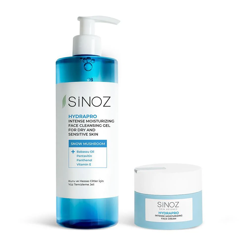 Sinoz Hydrapro Temizleyici ve Nemlendirici 2’li Bakım Seti