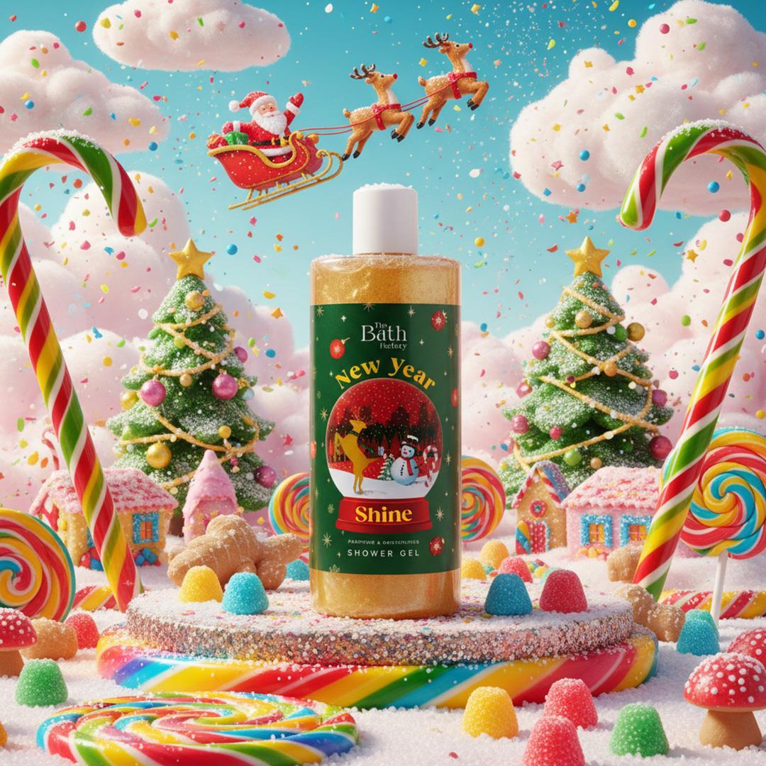 The Bath Factory Nemlendirici ve Besleyici New Year Shine Duş Jeli 400 ml