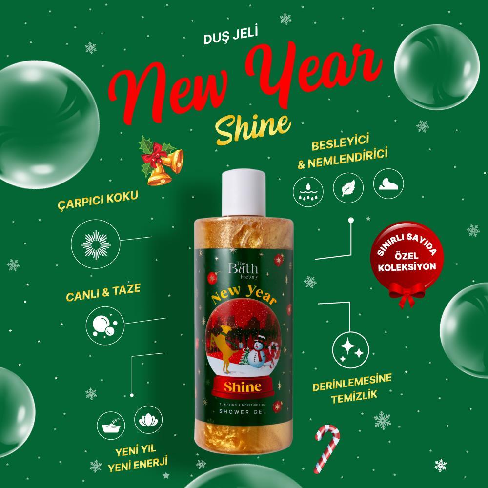 The Bath Factory Nemlendirici ve Besleyici New Year Shine Duş Jeli 400 ml