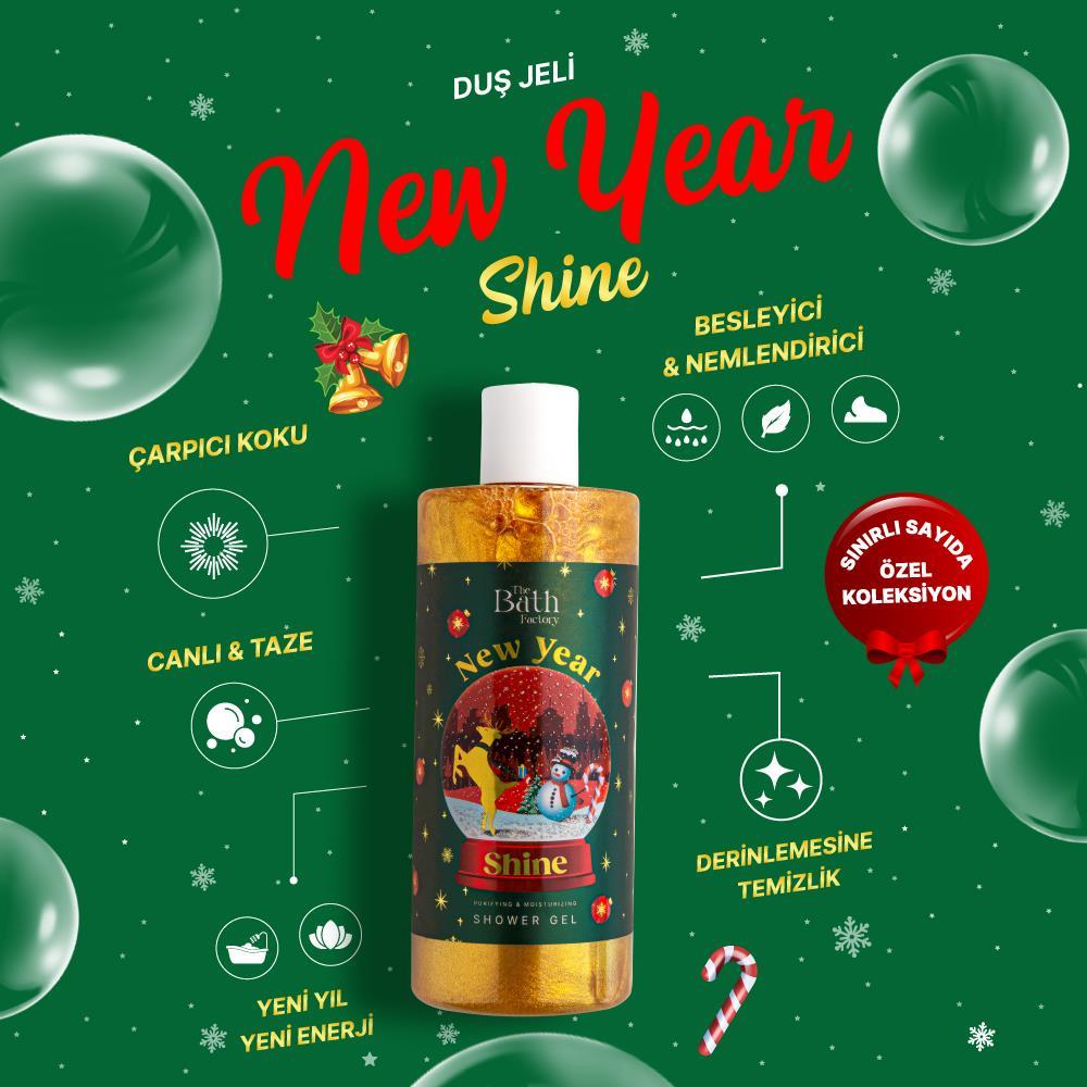 The Bath Factory Nemlendirici ve Besleyici New Year Shine Duş Jeli 400 ML