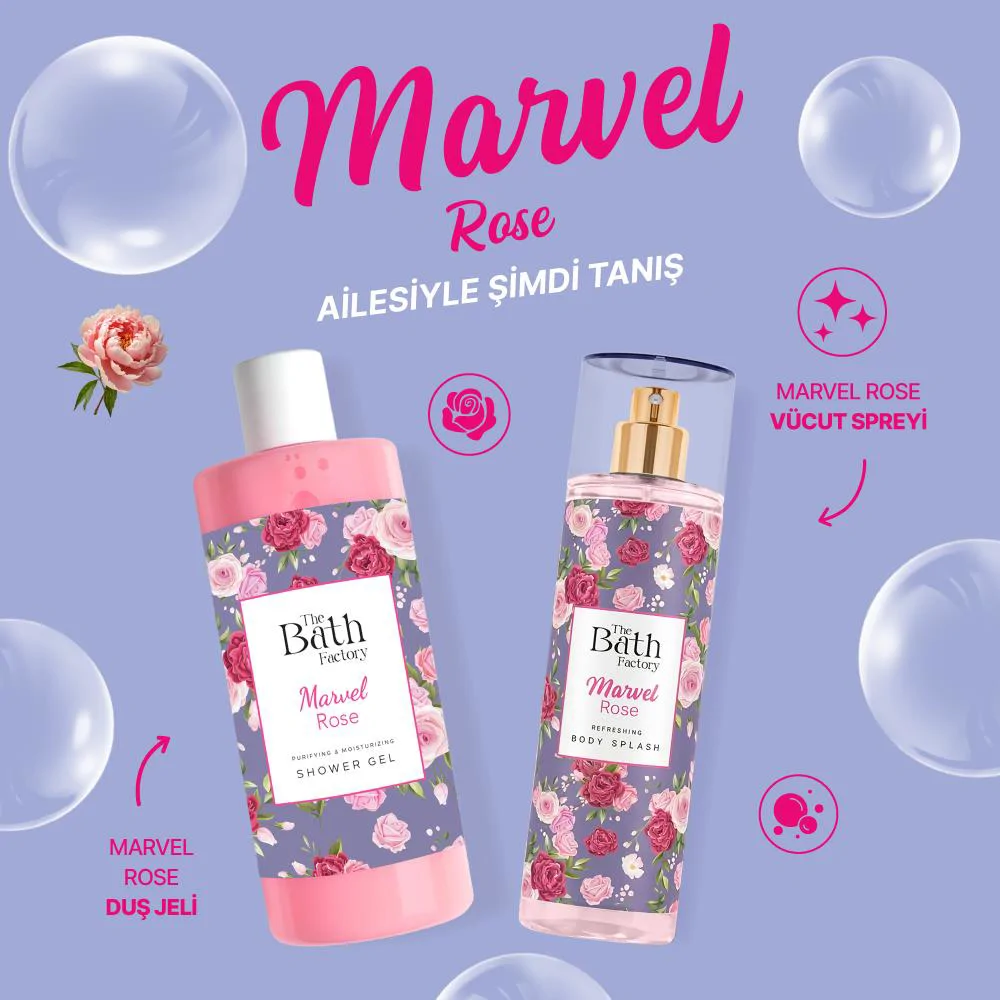 The Bath Factory Marvel Rose Vücut Spreyi 200 ML