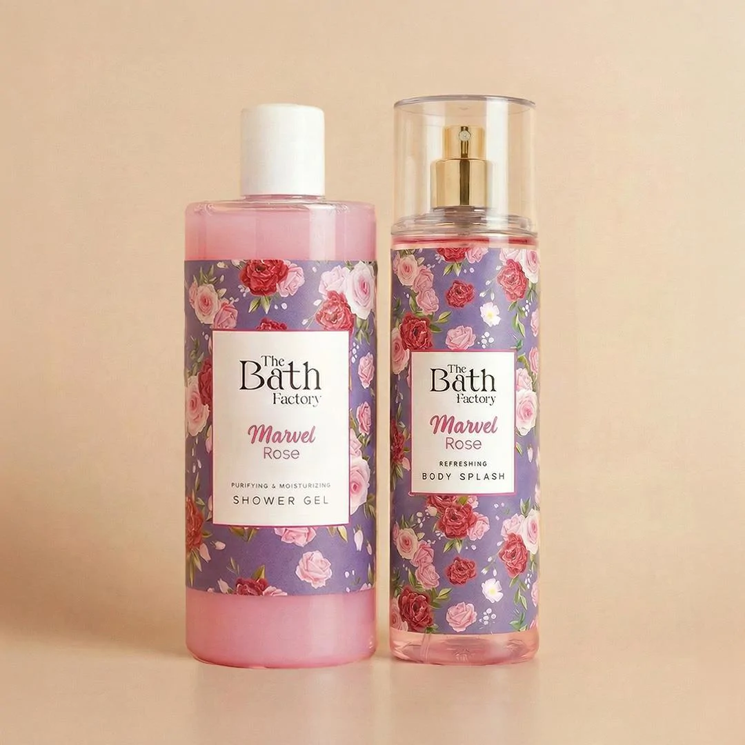 The Bath Factory Marvel Rose Duş Jeli + Vücut Spreyi