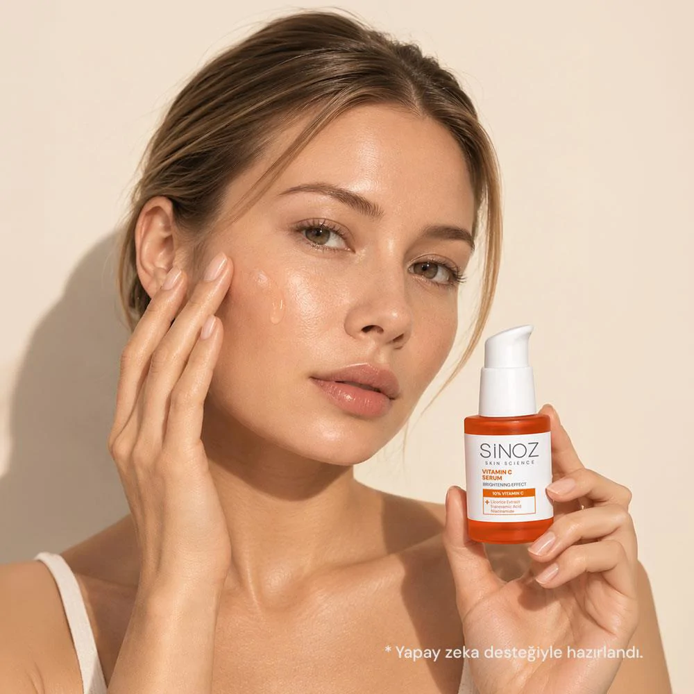 Sinoz Aydınlatıcı Canlandırıcı %10 C Vitamini Yüz Serumu 30 ml