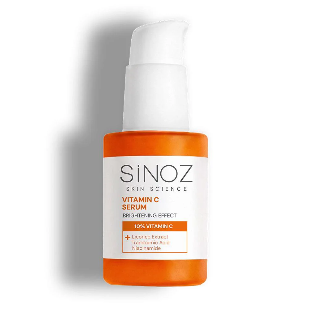 Sinoz Aydınlatıcı Canlandırıcı %10 C Vitamini Yüz Serumu 30 ml