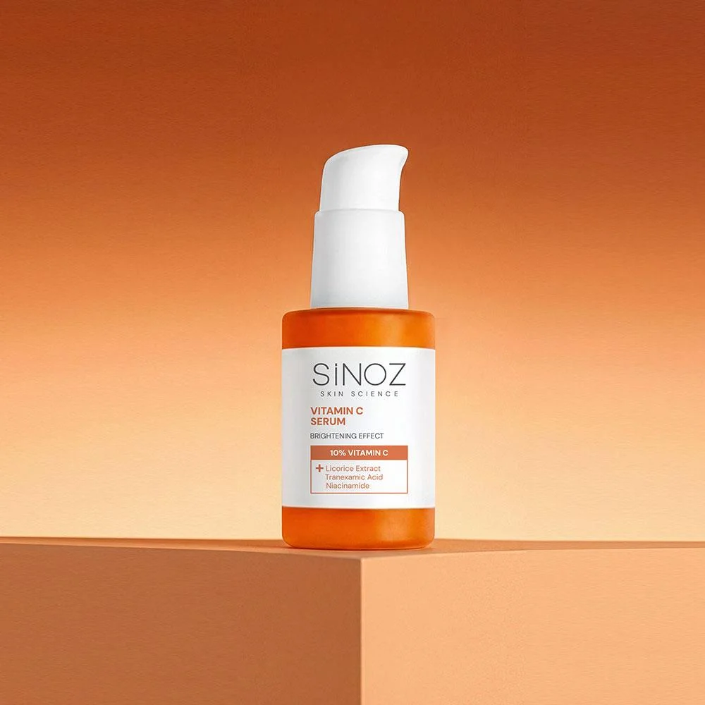 Sinoz Aydınlatıcı Canlandırıcı %10 C Vitamini Yüz Serumu 30 ml