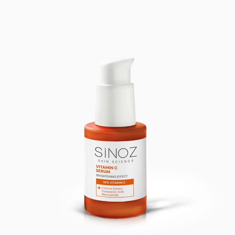 Sinoz Aydınlatıcı Canlandırıcı %10 C Vitamini Yüz Serumu 30 ml
