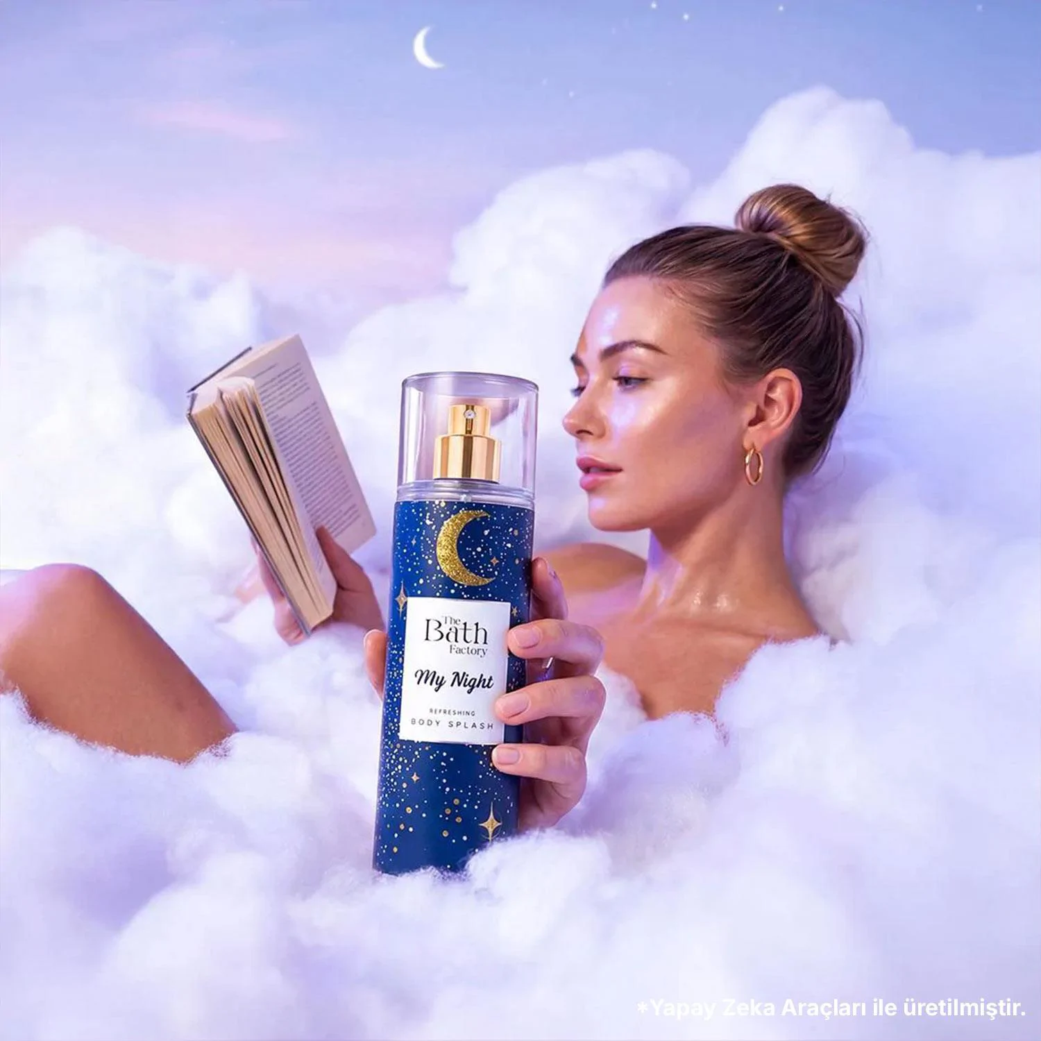 The Bath Factory Saç ve Vücut Spreyi Seti (Marvel - Gold Aura -My Night) ( 3 X 200 ml)
