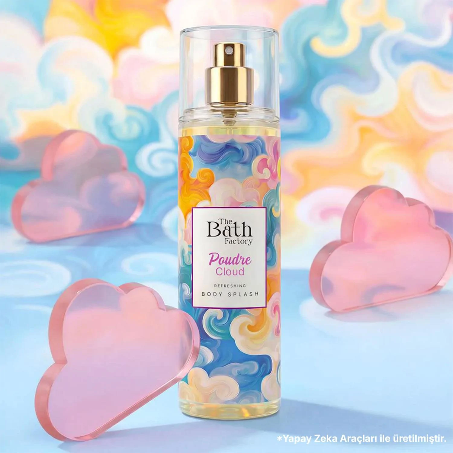 The Bath Factory Poudre Cloud  Saç ve Vücut Spreyi 200 ml