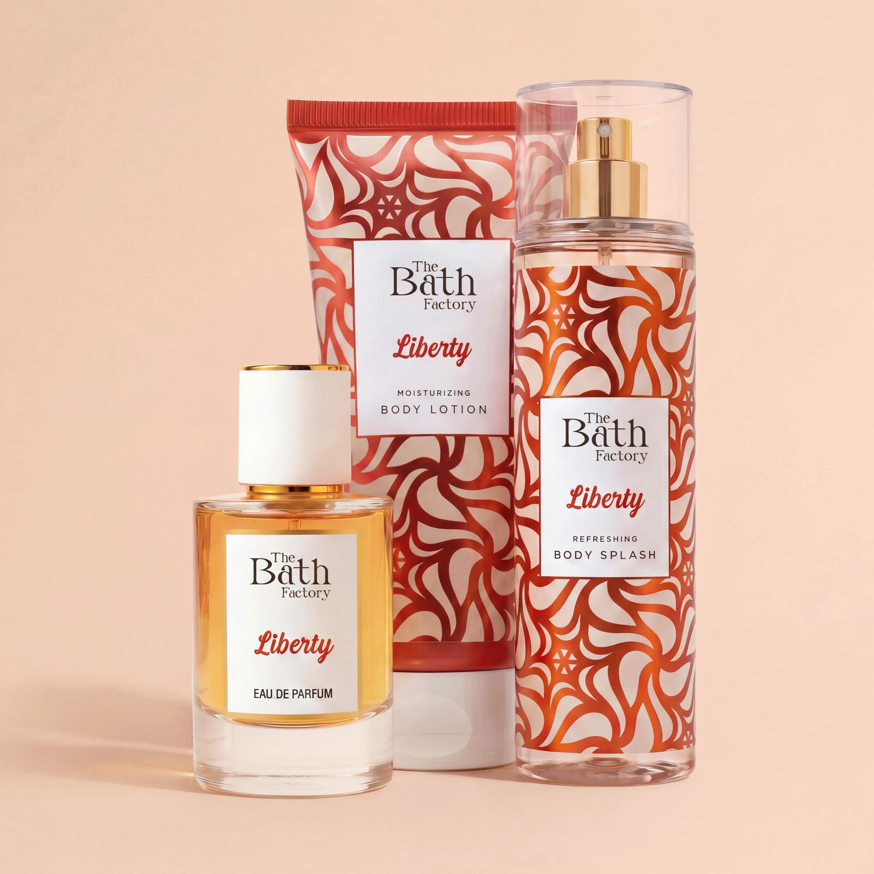 The Bath Factory Liberty Parfüm 50 Ml + Liberty Vücut Losyonu 200 Ml + Liberty Vücut Spreyi 200 ML