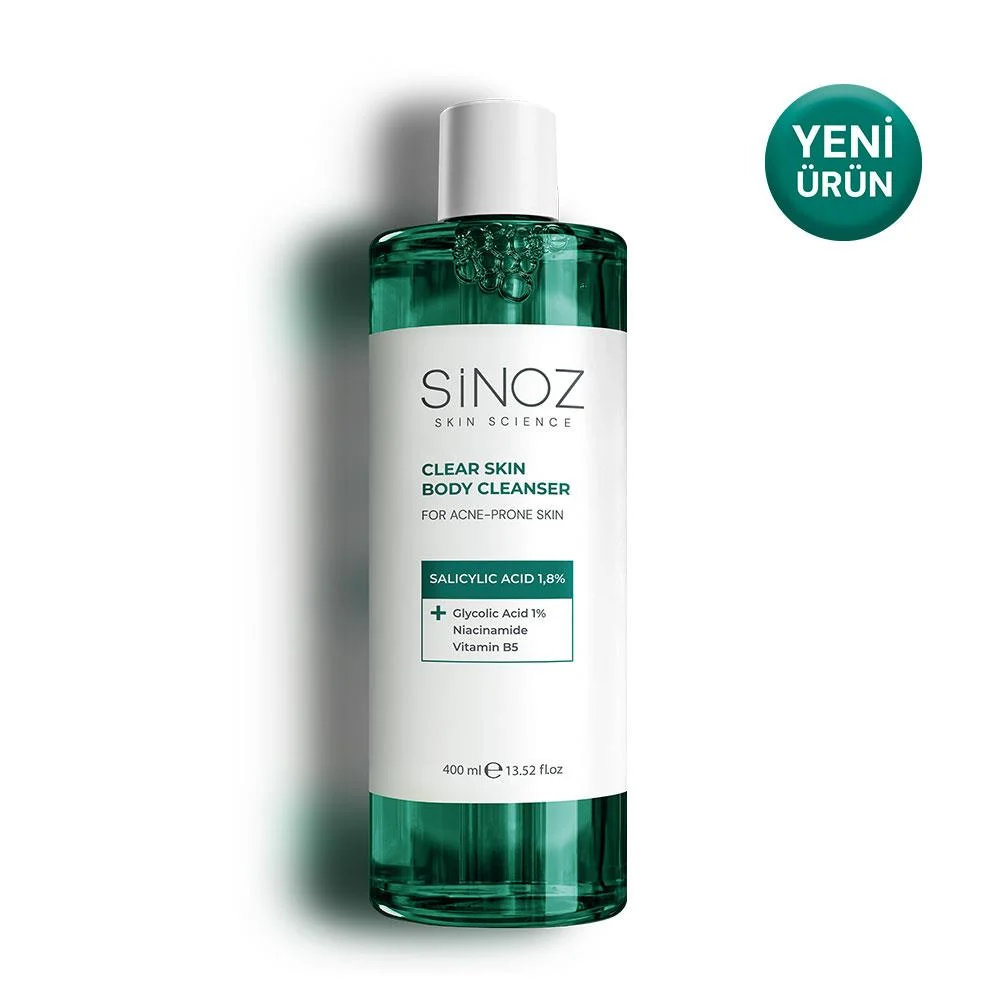 Sinoz Sivilce Karşıtı Vücut Temizleme Jeli 400 ml