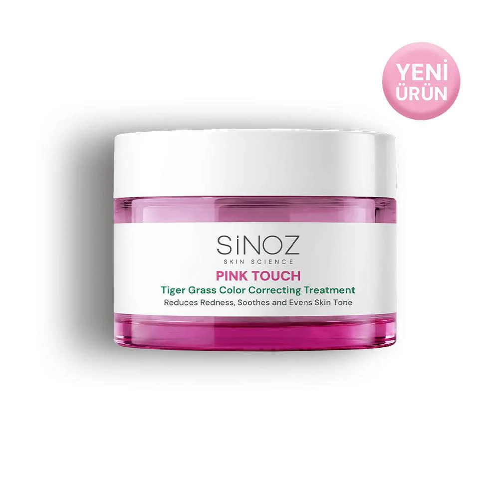 Sinoz Pink Touch Tiger Grass Anında Ton Eşitleyici Onarıcı Yüz Bakım Kremi 15 ml (Açık Tenler İçin)