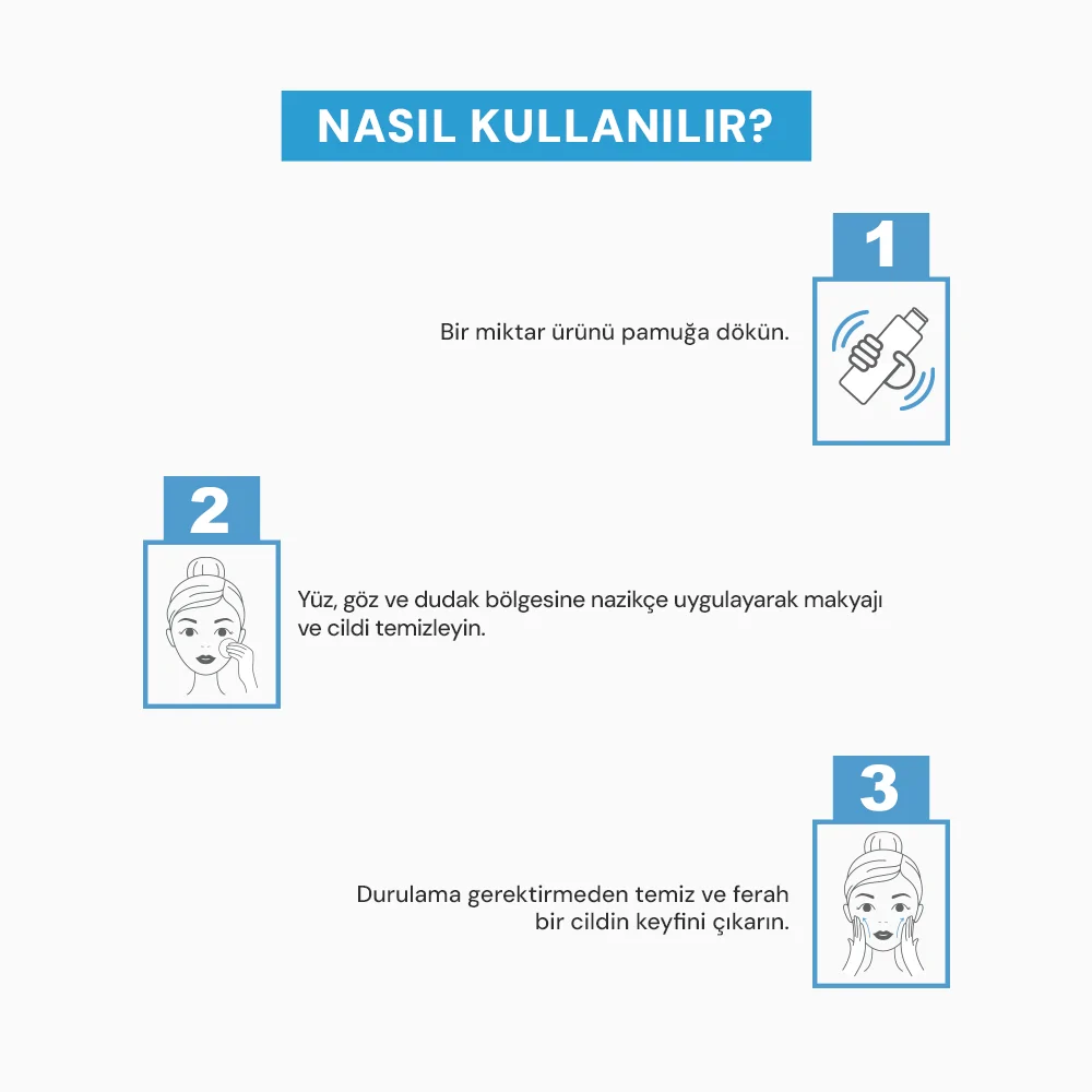Sinoz Hydrapro Micellar Water Hassas Ciltler İçin Nemlendirici Makyaj Temizleme Suyu 400 ml
