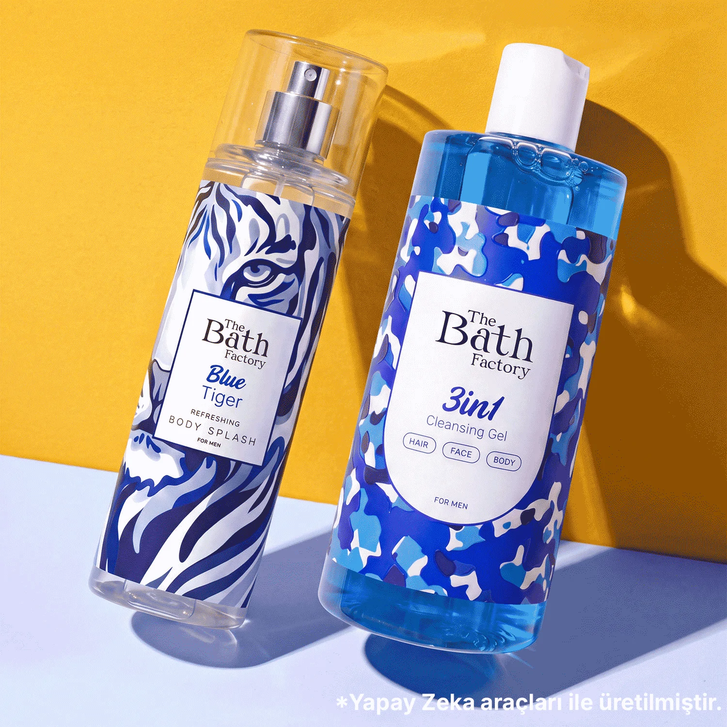 The Bath Factory Blue Tiger Duş Jeli 400 ML + Vücut Spreyi 200 ML Set