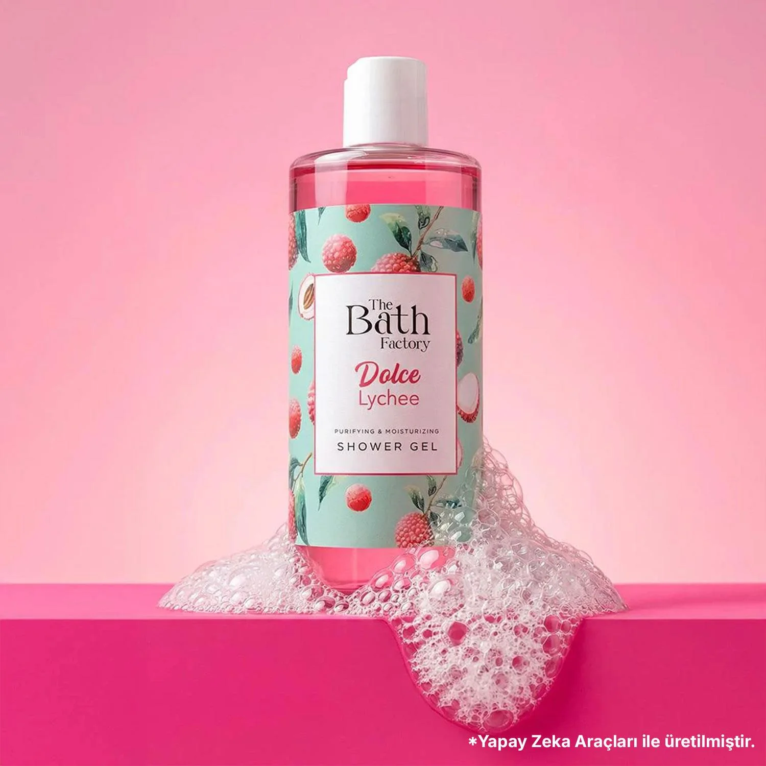 The Bath Factory Duş Jeli Seti (Hindistan Cevizli - Liçi Aromalı - Çilekli - Turunçlu) (4 X 400 ml)