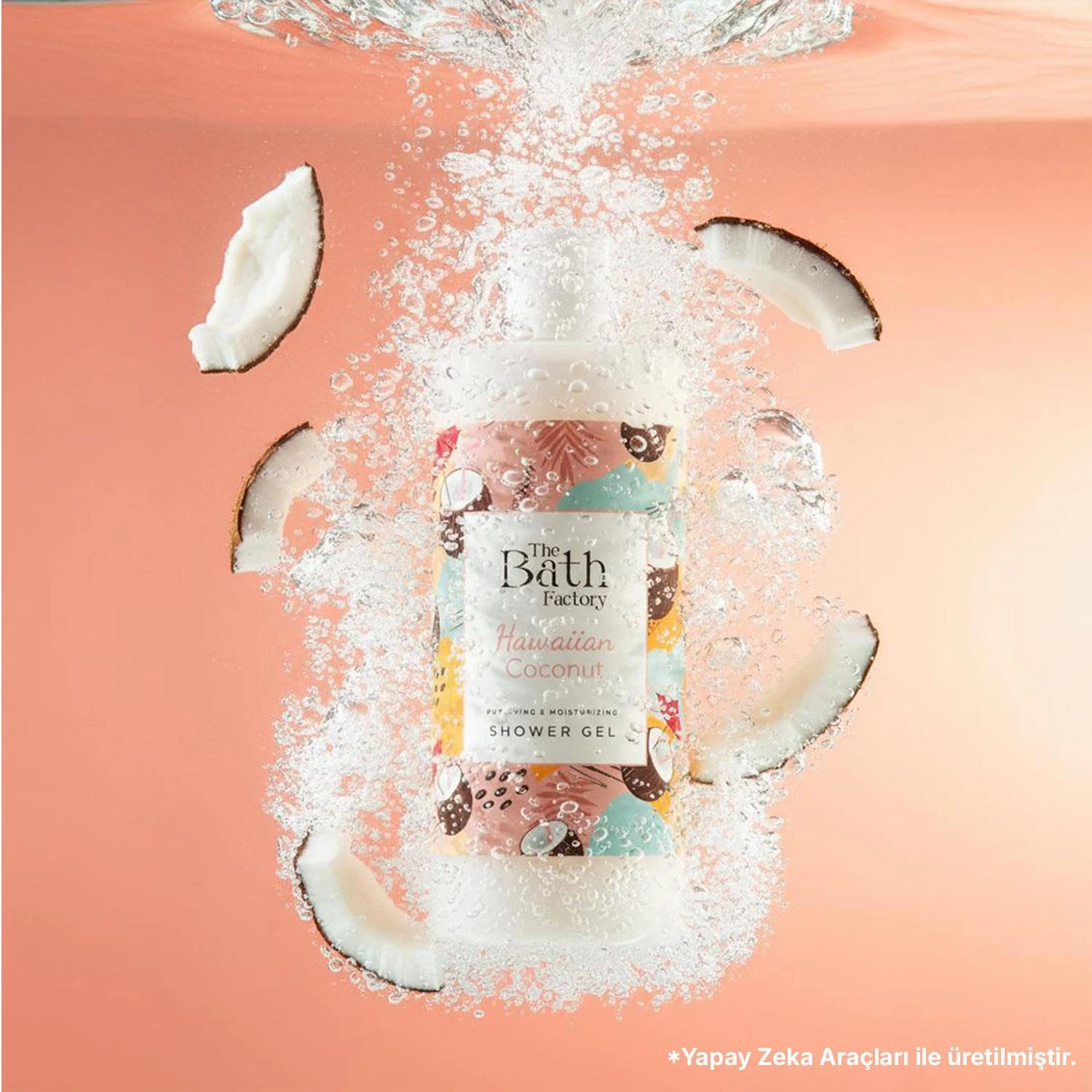 The Bath Factory Duş Jeli Seti (Hindistan Cevizli - Liçi Aromalı - Çilekli - Turunçlu) (4 X 400 ml)