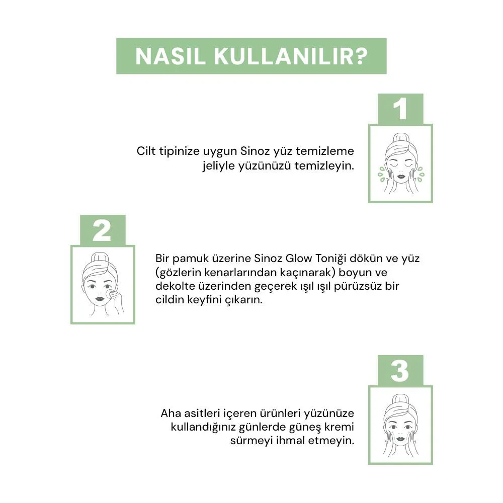 Sinoz Gözenek Sıkılaştırıcı Arındırıcı Canlandırıcı Glow Tonik 200 ml