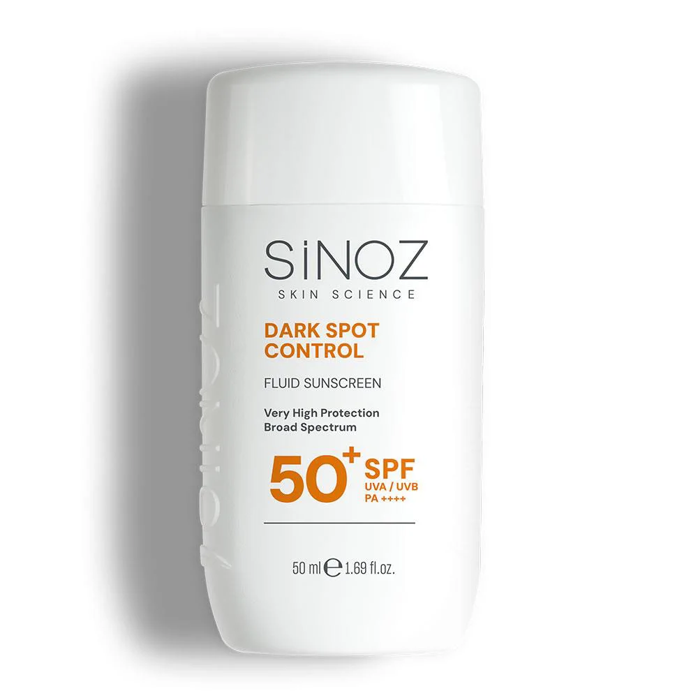 Sinoz Spf50+ Koyu Lekeli Ciltlere Özel Alpha Arbutin içerikli Sıvı Güneş Kremi 50 ml