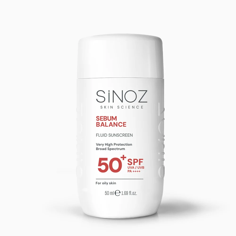 Sinoz Yağlı Ciltlere Özel Günlük Kullanım Spf50+ Sıvı Güneş Kremi 50 ml