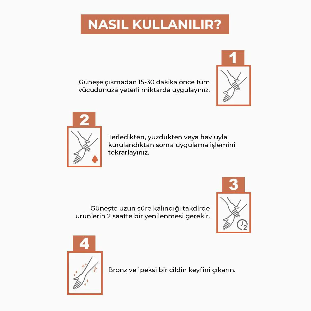 Sinoz Kusursuz Bronzlaştırıcı Güneş Yağı Spreyi - Hindistan Cevizi Kakao Havuç Yağı İçeren 200 ml