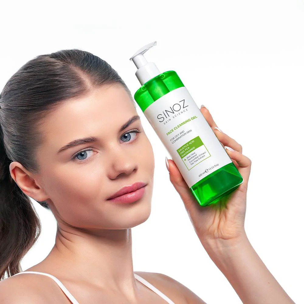 Sinoz Yağlı ve Karma Ciltler için Sebum Dengeleyici Yüz Temizleme Jeli 400 ml