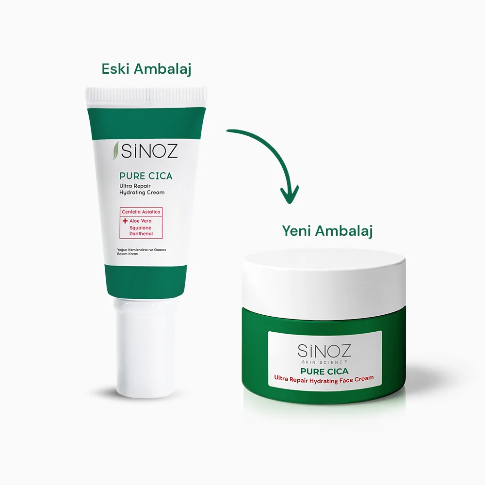 Sinoz Pure Cica Yoğun Onarıcı Yatıştırıcı Nemlendirici Bakım Kremi 50 ml