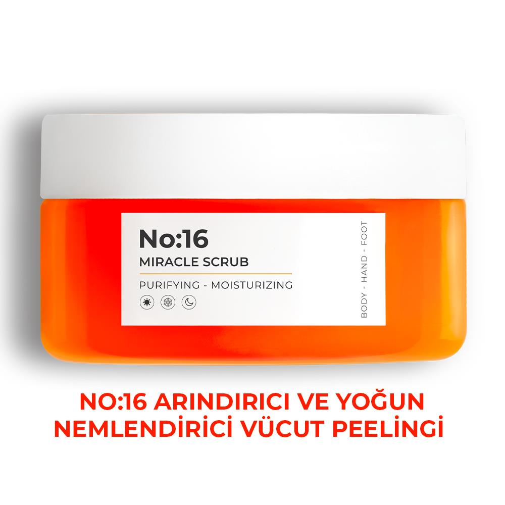 Sinoz No:16 Yoğun Nemlendirici, Besleyici ve Arındırıcı Vücut Peelingi 300 gr