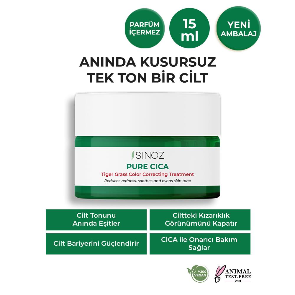  Pure Cica Tiger Grass Ton Eşitleyici Onarıcı Bakım Kremi + Pure Cica Onarıcı Bakım Kremi (2'li Set)