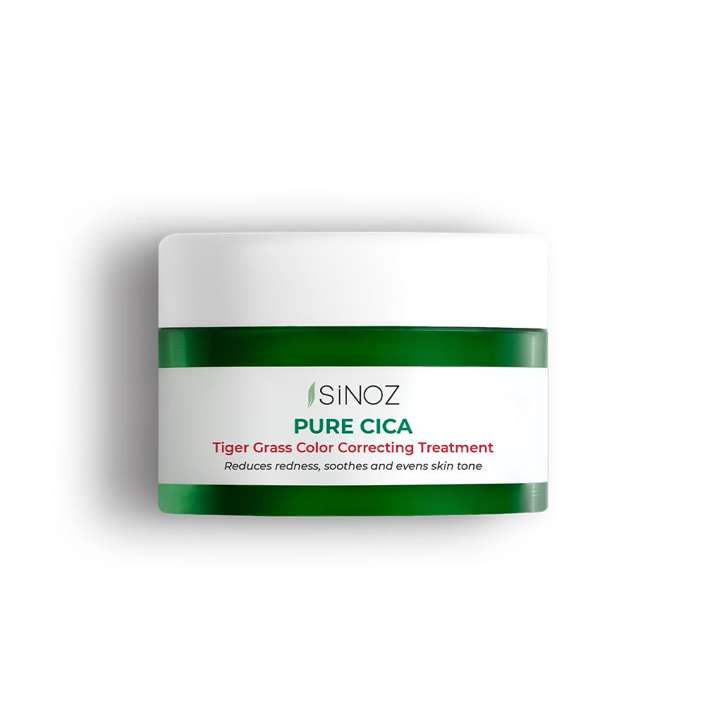 Sinoz Pure Cica Tiger Grass Anında Ton Eşitleyici Yoğun Onarıcı ve Kızarıklık Karşıtı Yüz Kremi 15 ml