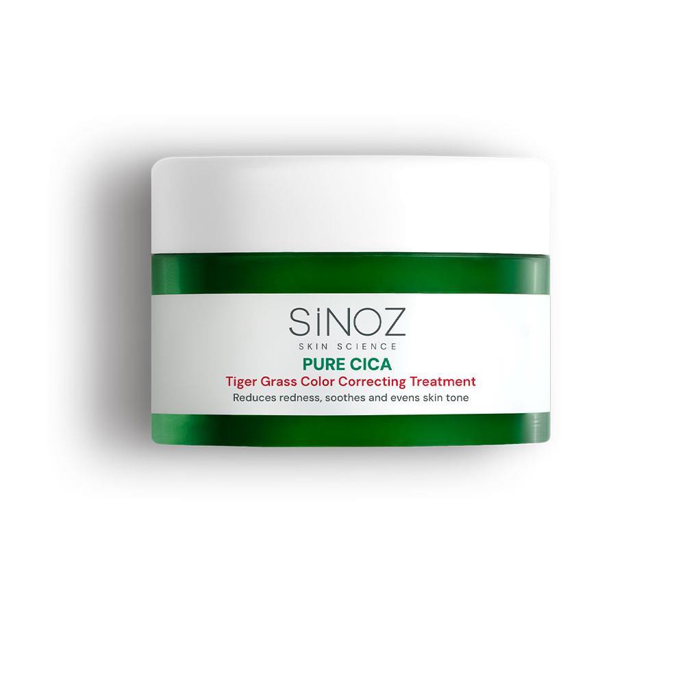 Sinoz Pure Cica Tiger Grass Anında Ton Eşitleyici Yoğun Onarıcı ve Kızarıklık Karşıtı Yüz Kremi 15 ml