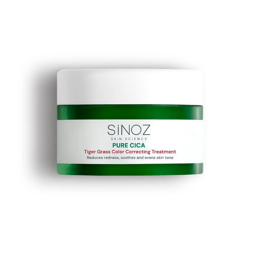 Sinoz Pure Cica Tiger Grass Anında Ton Eşitleyici Yoğun Onarıcı ve Kızarıklık Karşıtı Yüz Kremi 15 ml