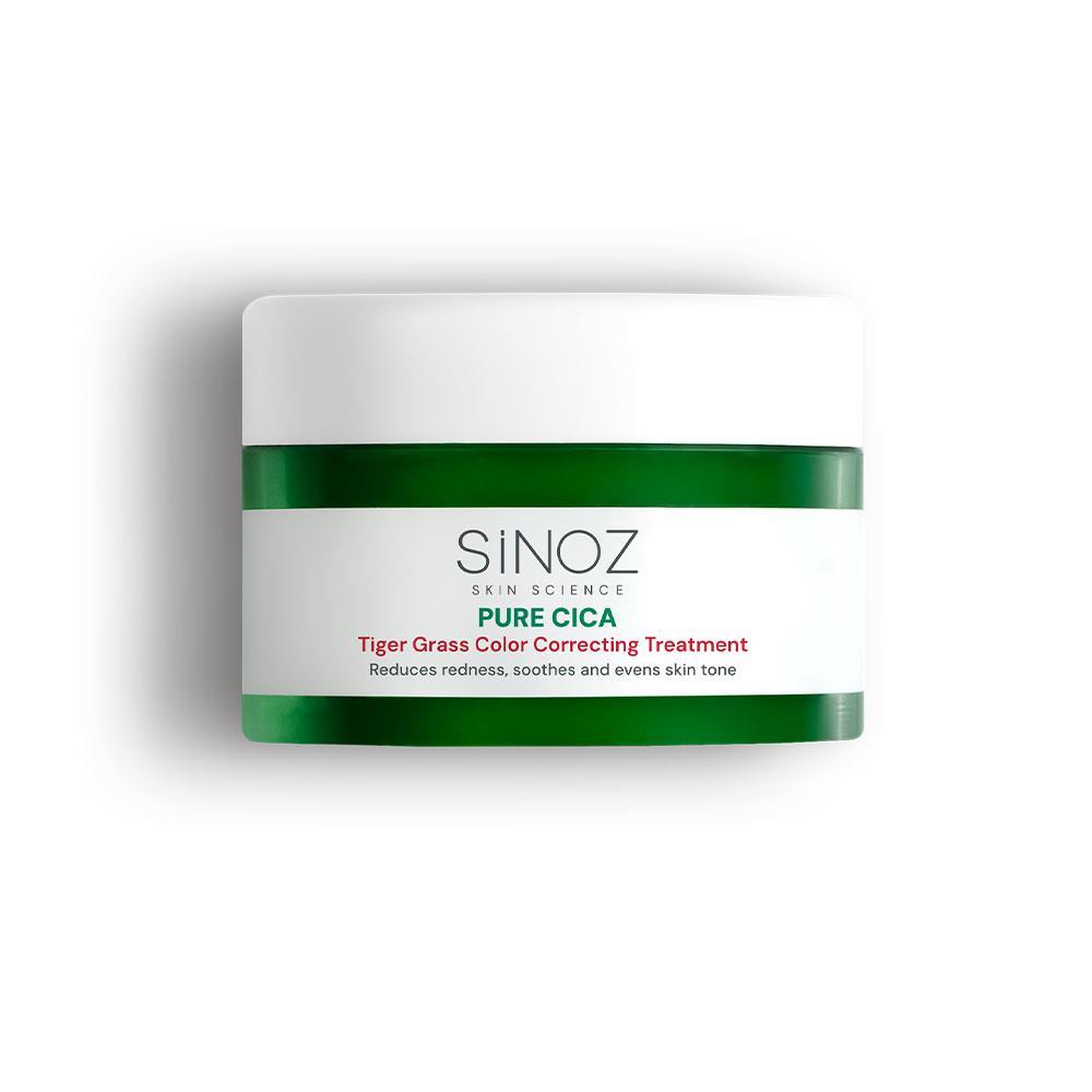 Sinoz Pure Cica Tiger Grass Anında Ton Eşitleyici Yoğun Onarıcı ve Kızarıklık Karşıtı Yüz Kremi 15 ml