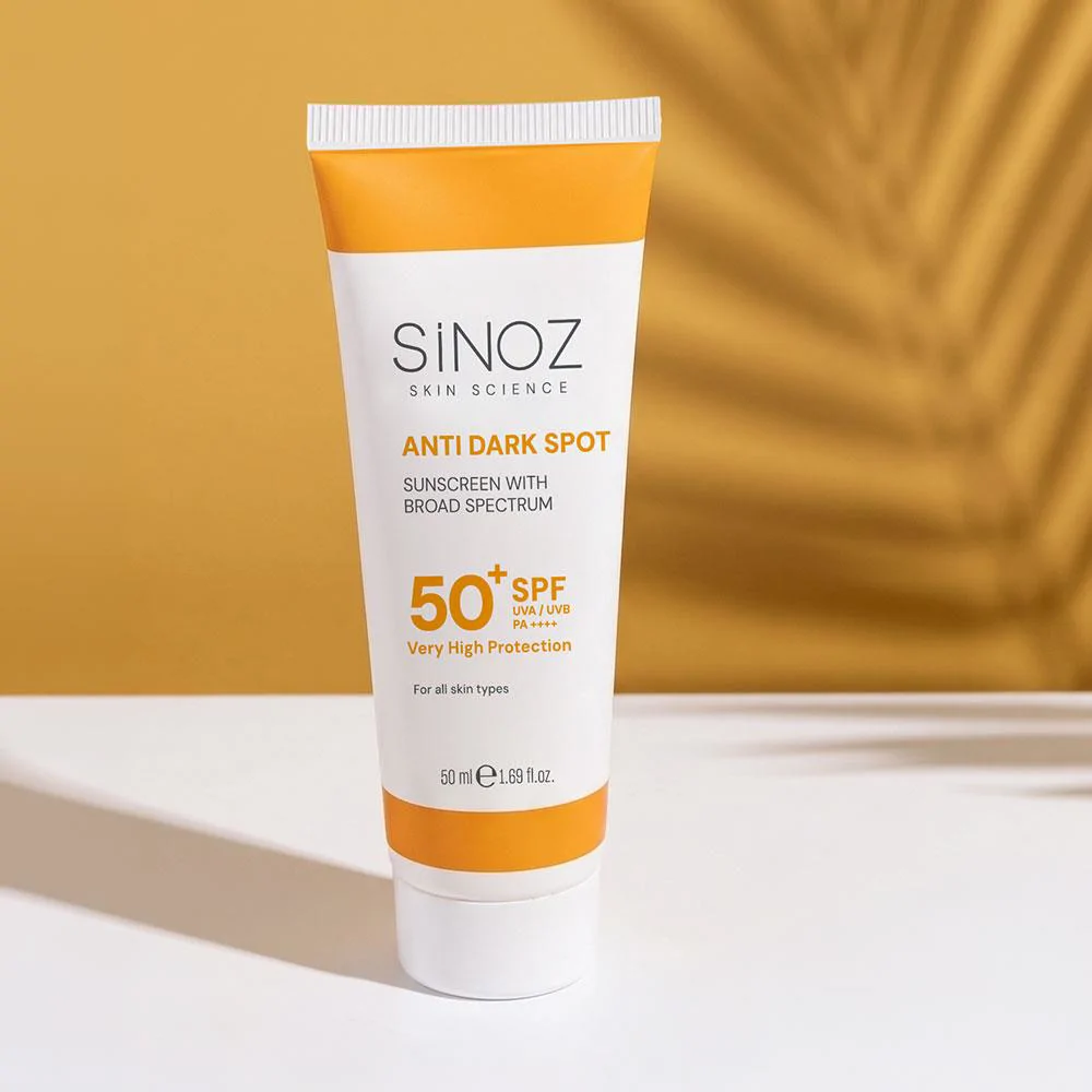 Sinoz Leke Karşıtı SPF50+ Güneş Kremi - Normal ve Kuru Ciltlere 50 ml