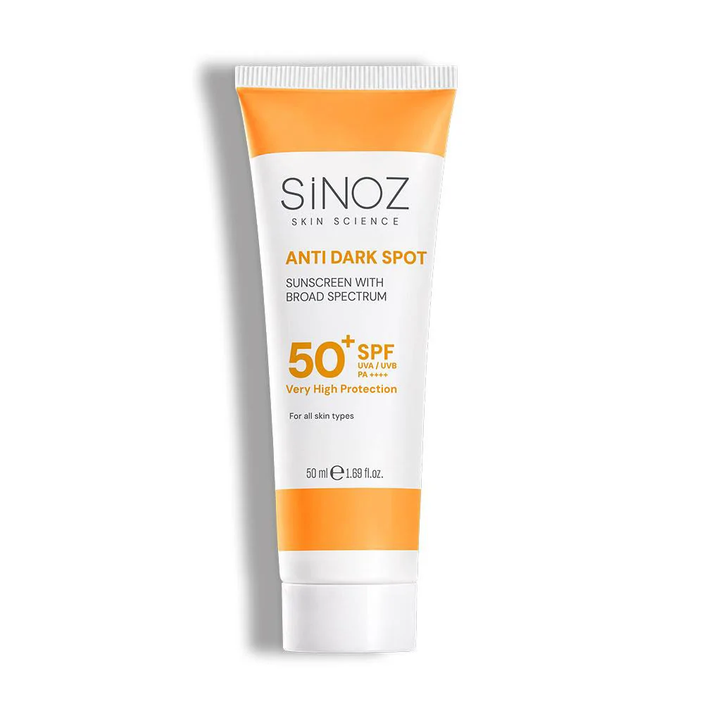 Sinoz Leke Karşıtı SPF50+ Güneş Kremi - Normal ve Kuru Ciltlere 50 ml