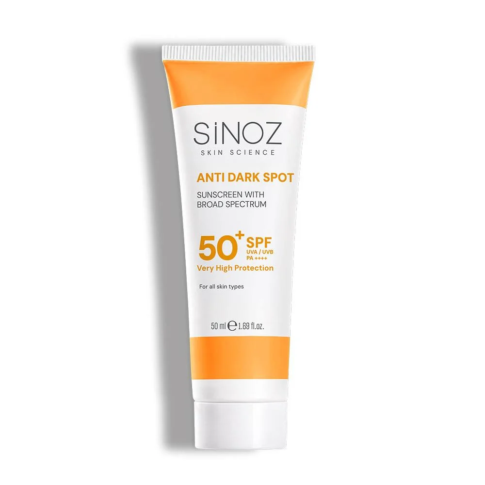 Sinoz Leke Karşıtı SPF50+ Güneş Kremi - Tüm Ciltler İçin 50 ml