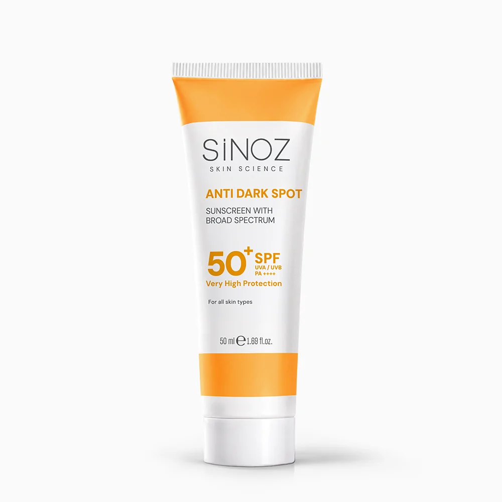 Sinoz Leke Karşıtı SPF50+ Güneş Kremi - Tüm Ciltler İçin 50 ml