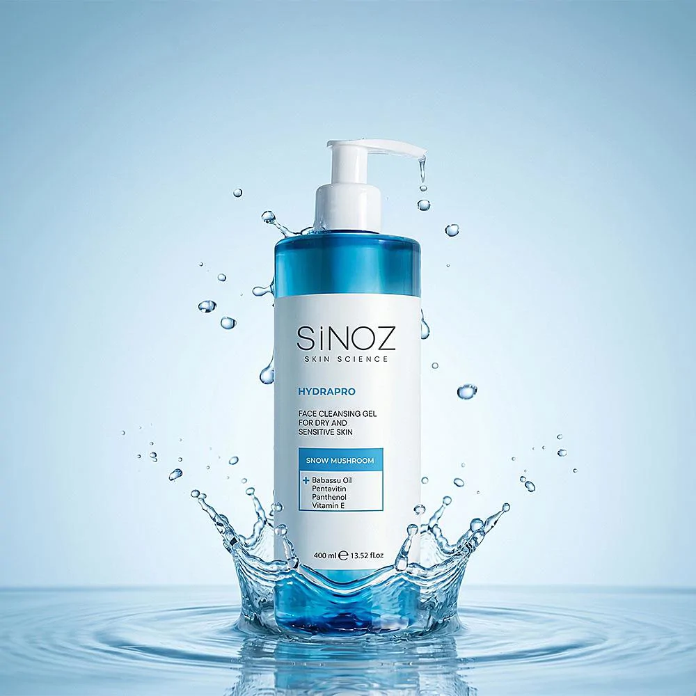 Sinoz Hydrapro Kuru ve Hassas Ciltler için Nemlendiricili Yüz Temizleme Jeli 400 ml