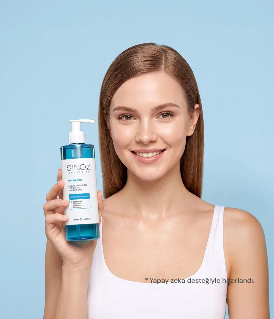 Sinoz Hydrapro Kuru ve Hassas Ciltler için Nemlendiricili Yüz Temizleme Jeli 400 ml