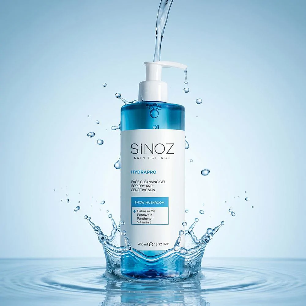 Sinoz Hydrapro Kuru ve Hassas Ciltler için Nemlendiricili Yüz Temizleme Jeli 400 ml