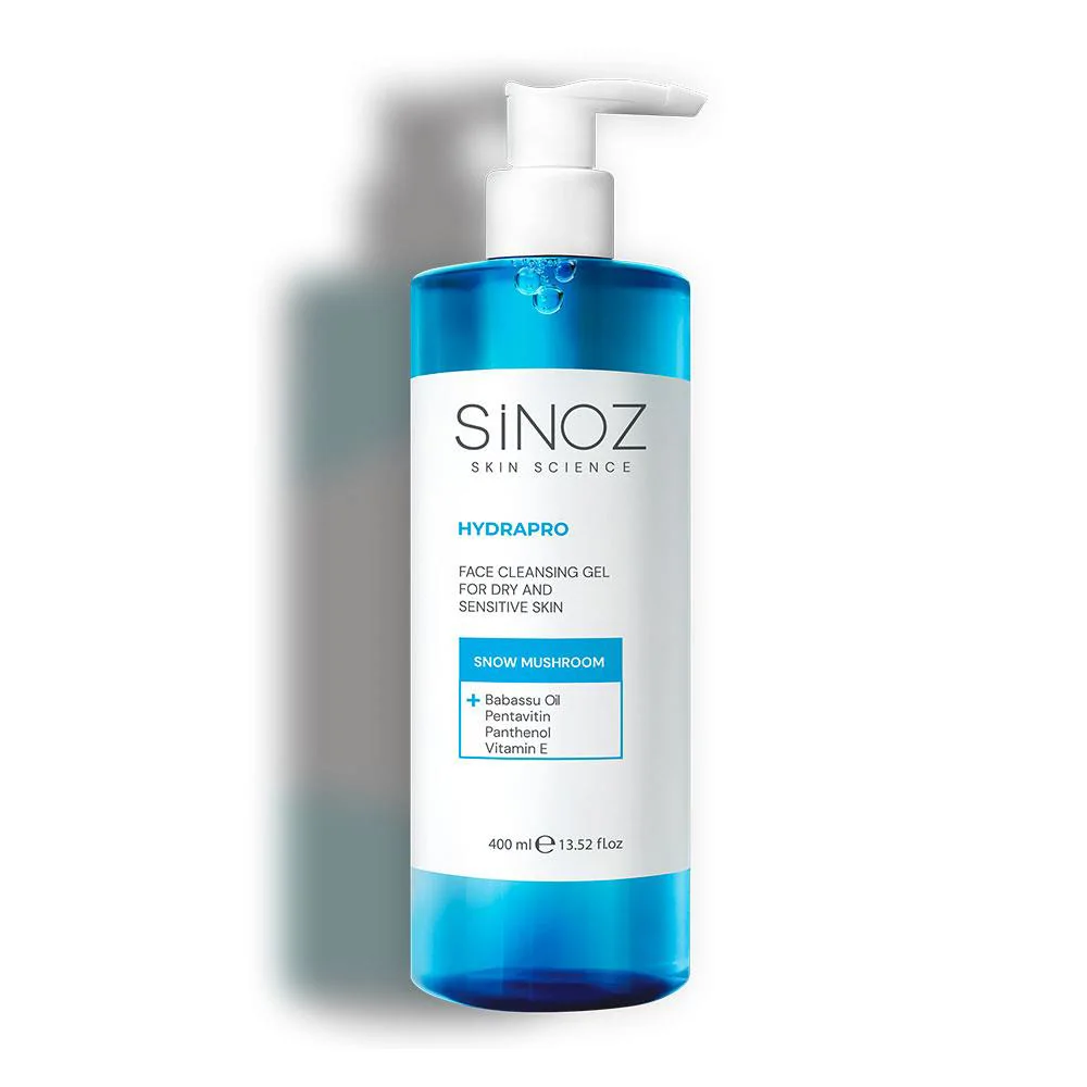 Sinoz Hydrapro Kuru ve Hassas Ciltler için Nemlendiricili Yüz Temizleme Jeli 400 ml