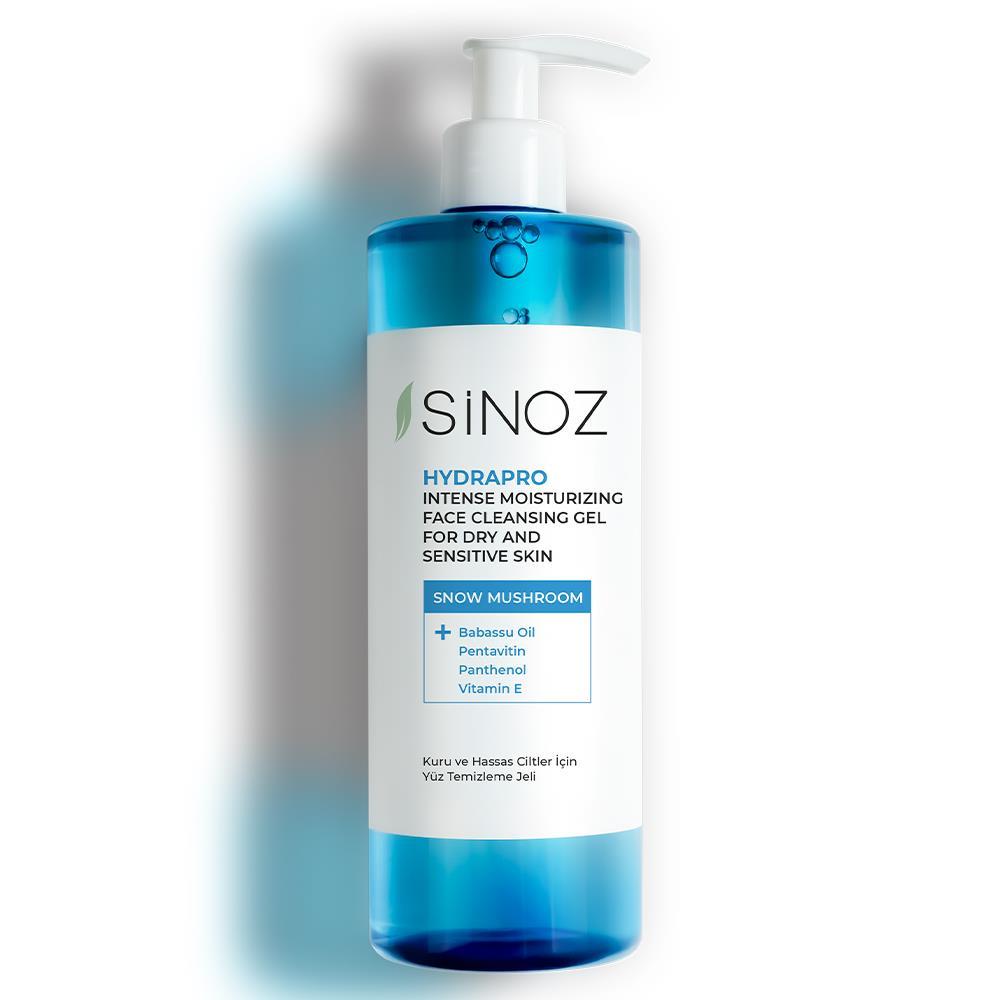 Sinoz Hydrapro Kuru ve Hassas Ciltler için Nemlendiricili Yüz Temizleme Jeli 400 ml