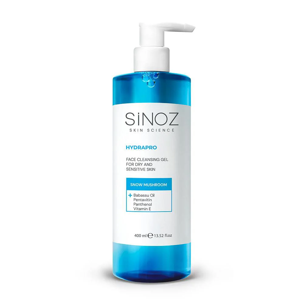 Sinoz Hydrapro Kuru ve Hassas Ciltler için Nemlendiricili Yüz Temizleme Jeli 400 ml