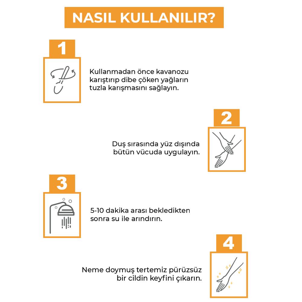 Sinoz Arındırıcı Nemlendirici Vücut Peelingi 300 gr