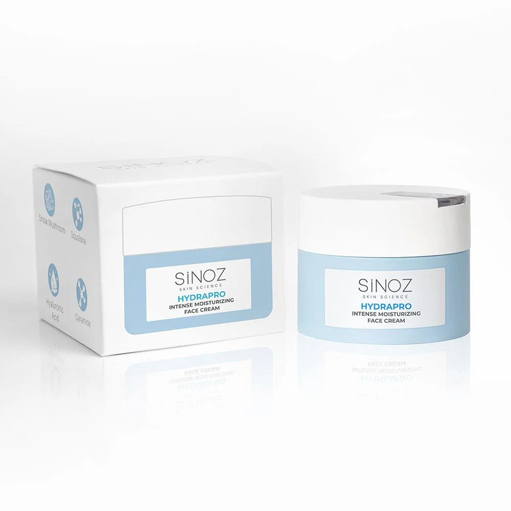 Sinoz Hydrapro Su Bazlı 72 Saat Yoğun Nemlendirici Yüz Bakım Kremi 50 ml 