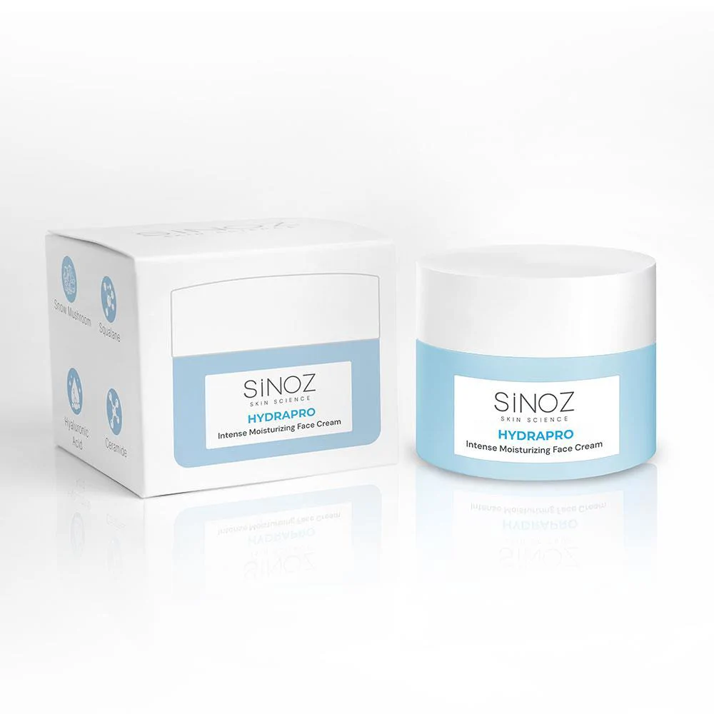 Sinoz Hydrapro Su Bazlı 72 Saat Yoğun Nemlendirici Yüz Bakım Kremi 50 ml