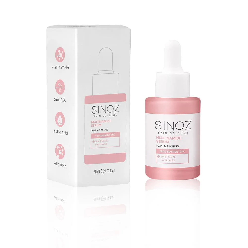 Sinoz Gözenek Sıkılaştırıcı Sebum Dengeleyici Sivilce Karşıtı Serum Niacinamide 10% + Zinc Pca 1% 30 ml