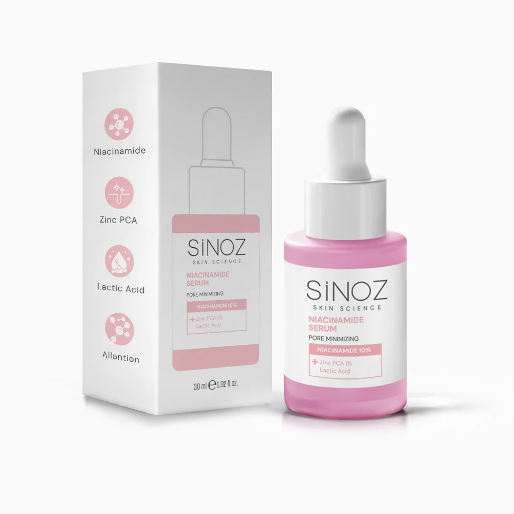 Sinoz Gözenek Sıkılaştırıcı Sebum Dengeleyici Sivilce Karşıtı Serum Niacinamide 10% + Zinc Pca 1% 30 ml