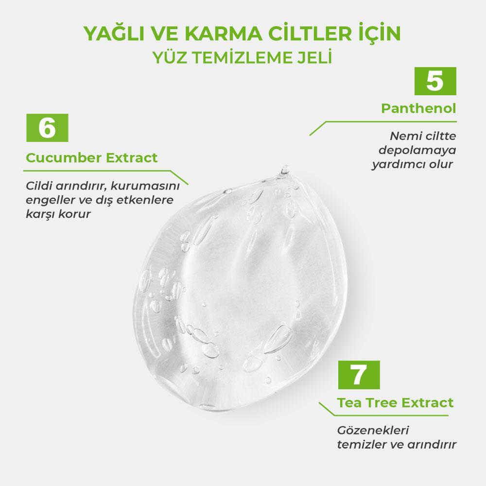 Sinoz Perfect Sebum Dengeleyici Yüz Temizleme Jeli 400 ml Yağlı Karma Ciltler İçin