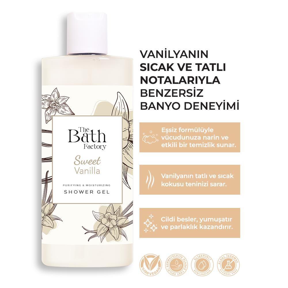 The Bath Factory Vanilyalı Duş Jeli 400 ML